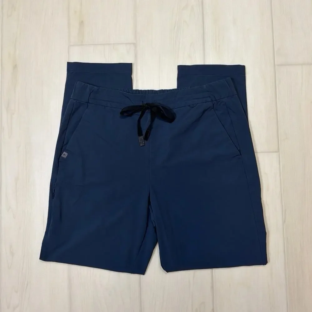 FIGS Pro Skinny Scrub Trouser Pants Off Duty Technical Trousers Navy Size Large